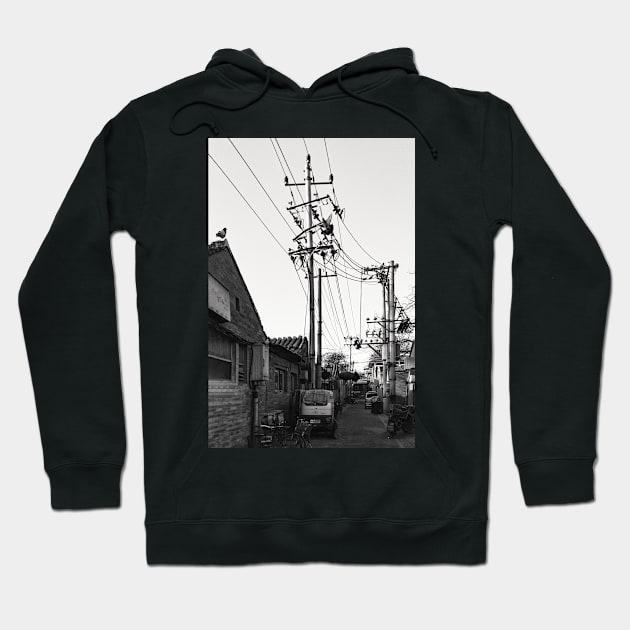 In Beijing's alleyway-under the wire Hoodie by jasminewang